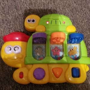 Toddler turtle pop up toy